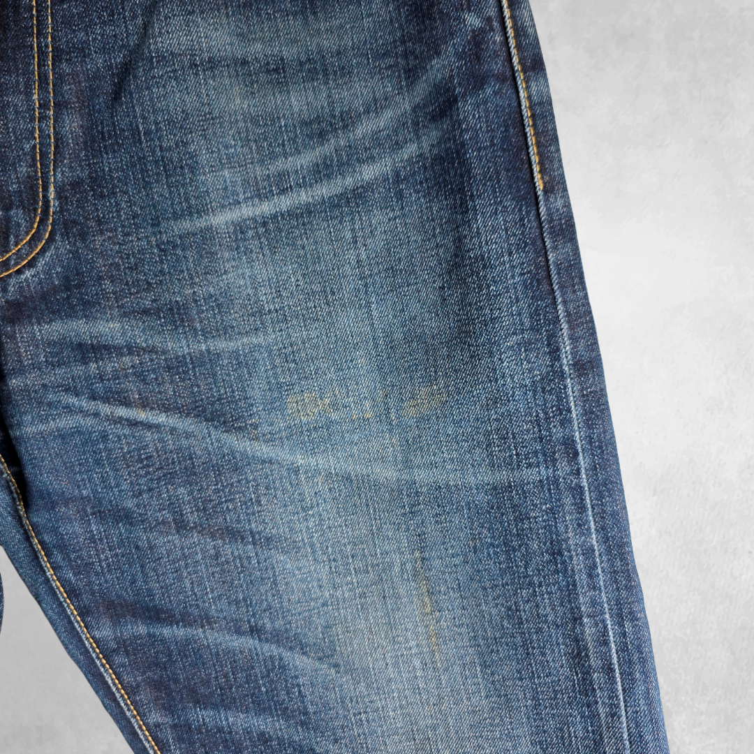 Levi’s 504 Straight Jeans Men’s W32 L33 Blue Denim (W33 L34 Tag)