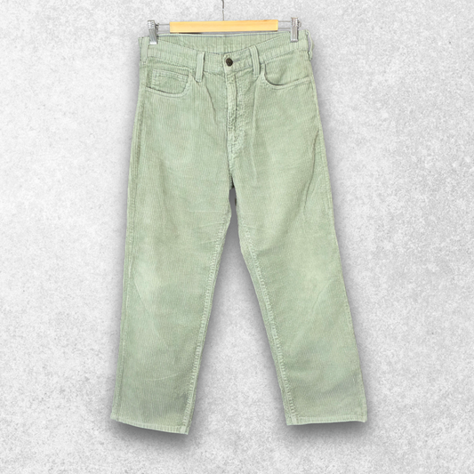 Levi’s 520 Corduroy Trousers W30 L26 (Tag W32 L34) Sage Green Men’s Straight
