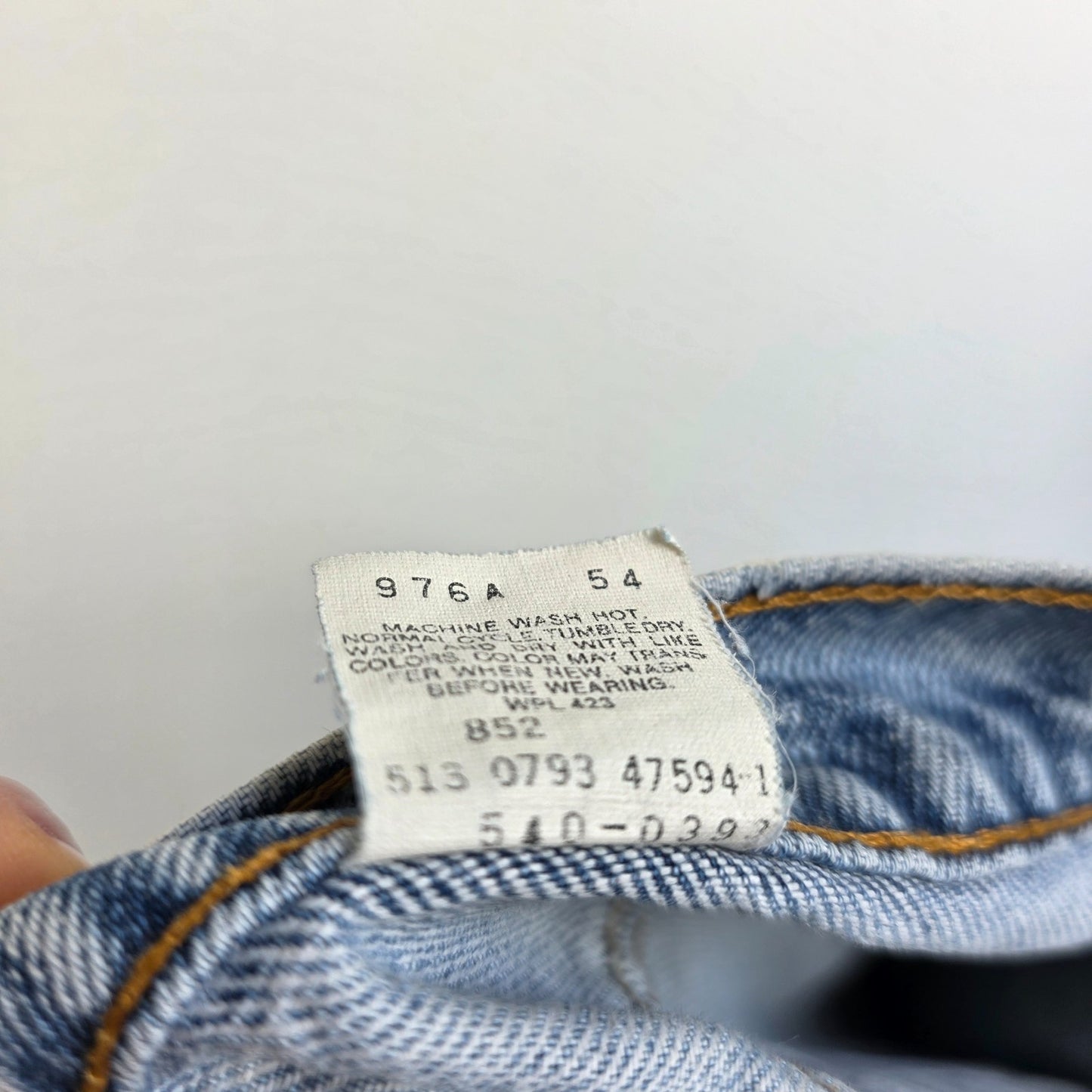 Levi’s Vintage Orange Tab Jeans W40 L32 Relaxed Fit USA Made Blue Denim