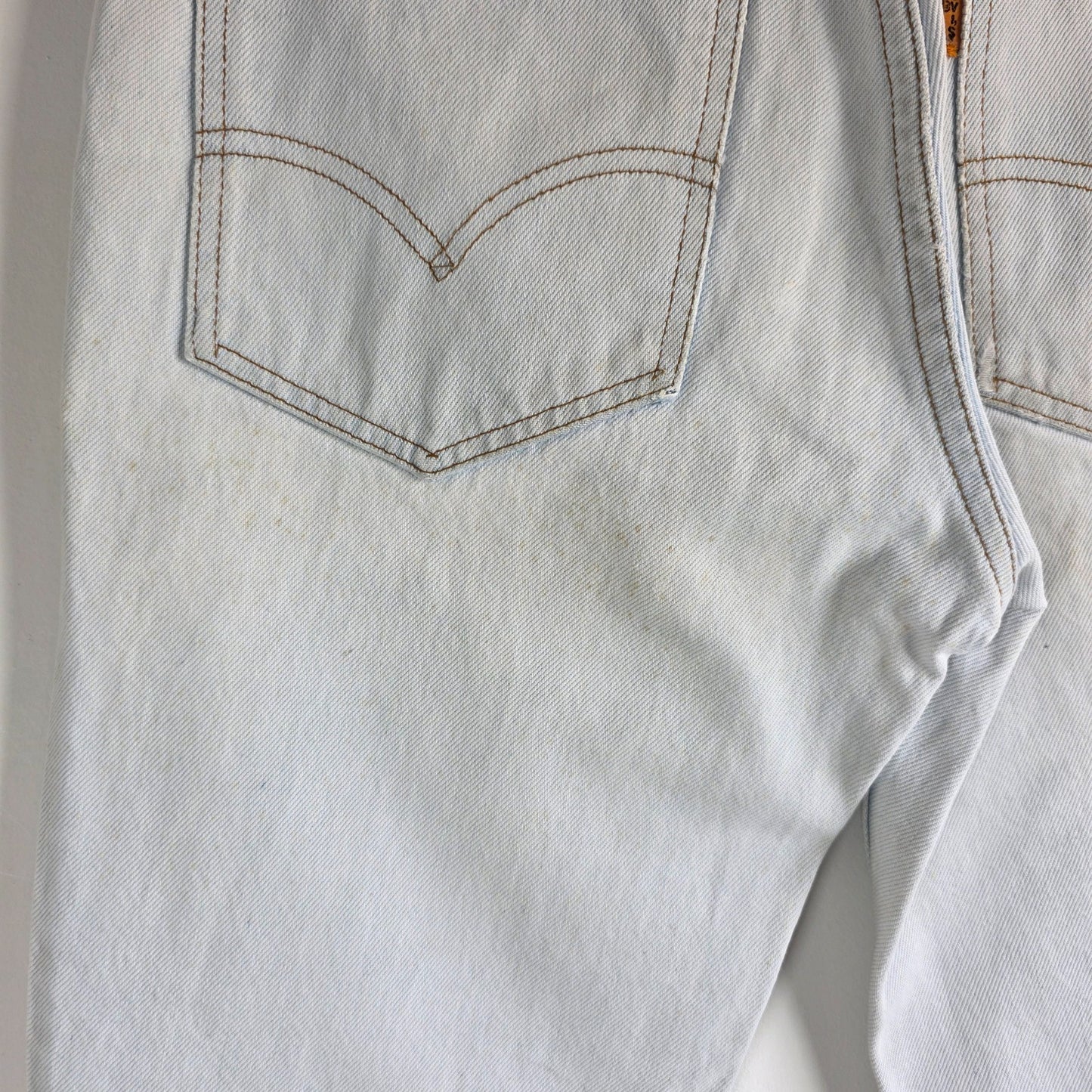 Levi’s Vintage Orange Tab Jeans W28 L31 Light Blue Straight Leg Belgium