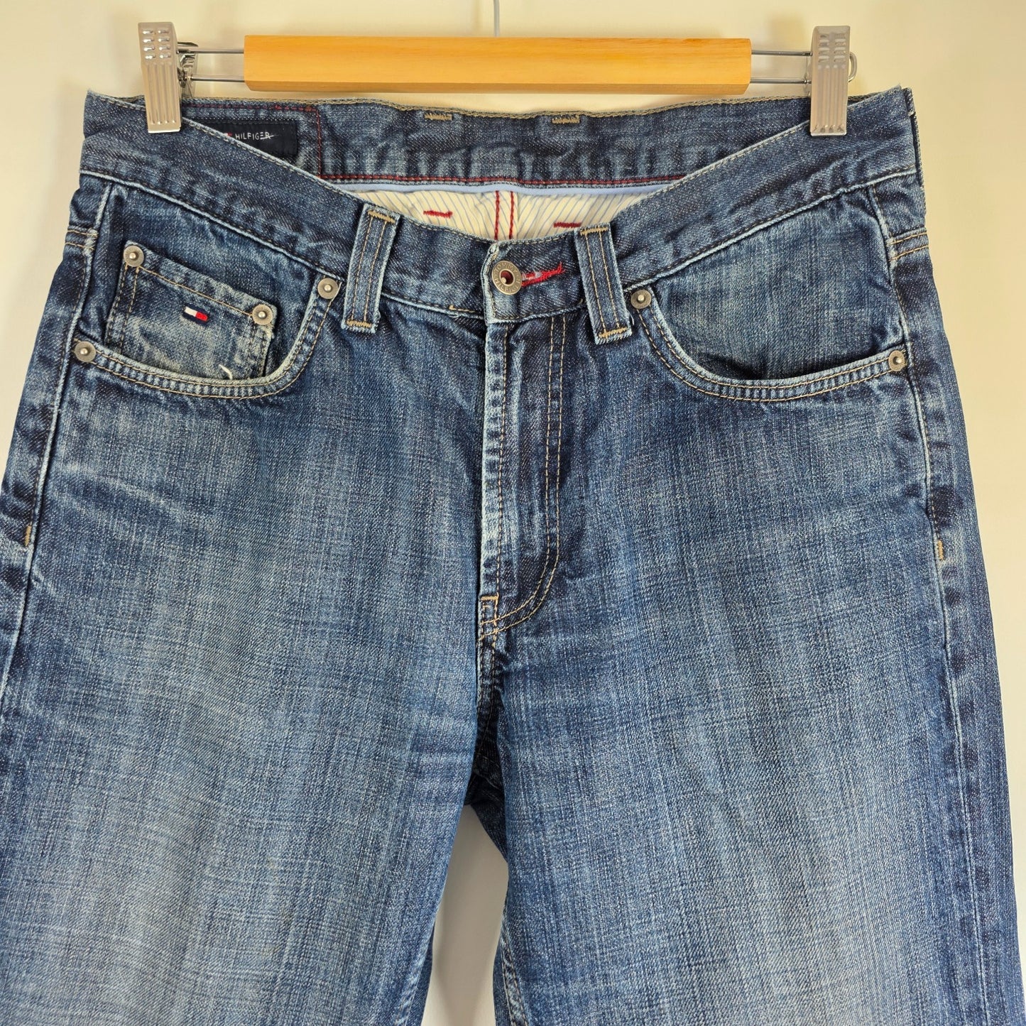 Tommy Hilfiger Madison Jeans Men's W31 L30 Blue Straight Fit Denim
