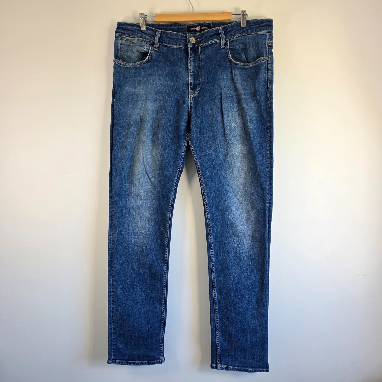 Tommy Hilfiger Arlington Jeans W39 L33 (Tag W40 L32) Blue Straight Fit Men's Den
