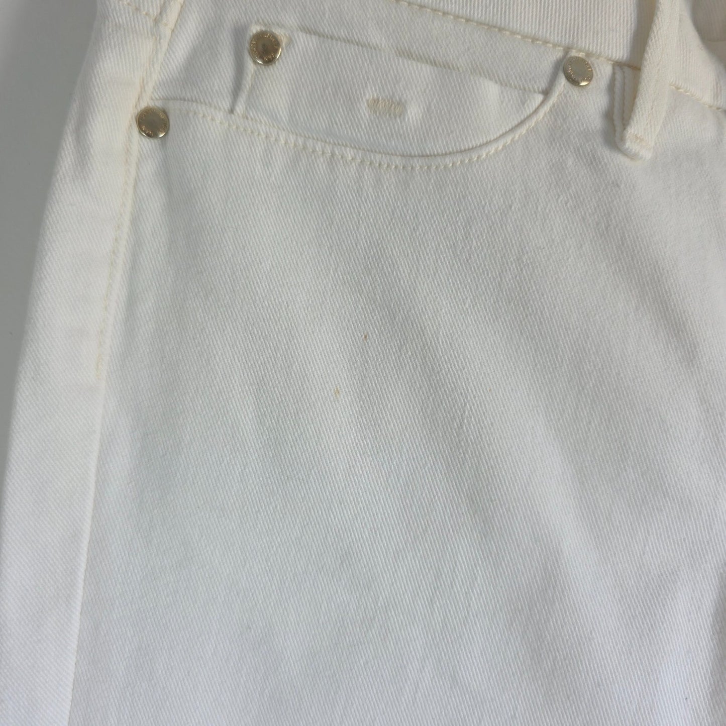Tommy Hilfiger Women’s Slim Jeans W25 L27 White Stretch Denim Milan Fit