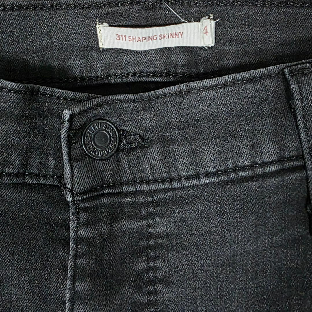Levi’s 311 Shaping Skinny Jeans W36 L29 Washed Black Women’s (W34 L30 Tag)