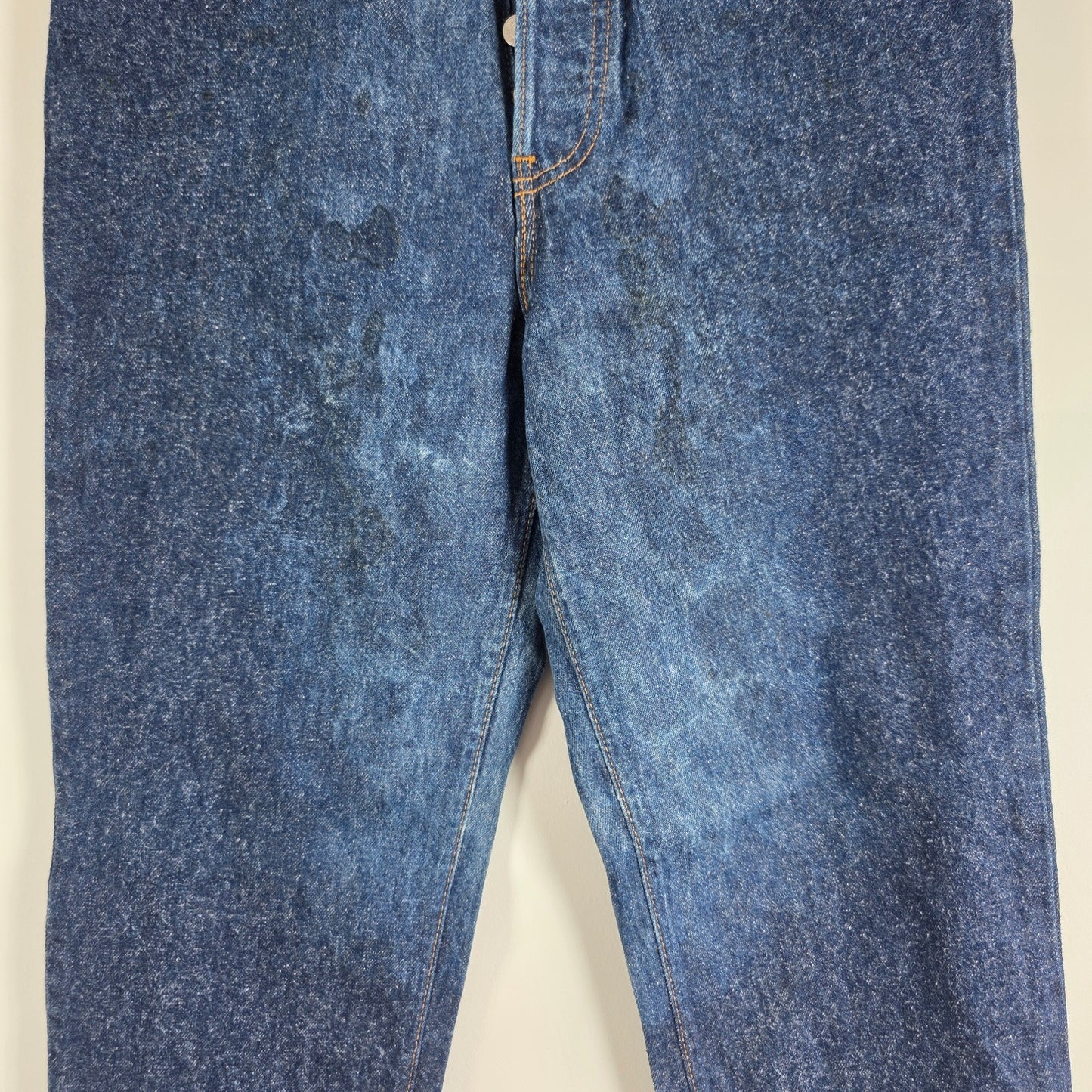 Levi’s 501 Jeans Women’s W24 L31 Blue USA Made Straight Leg Vintage Distressed