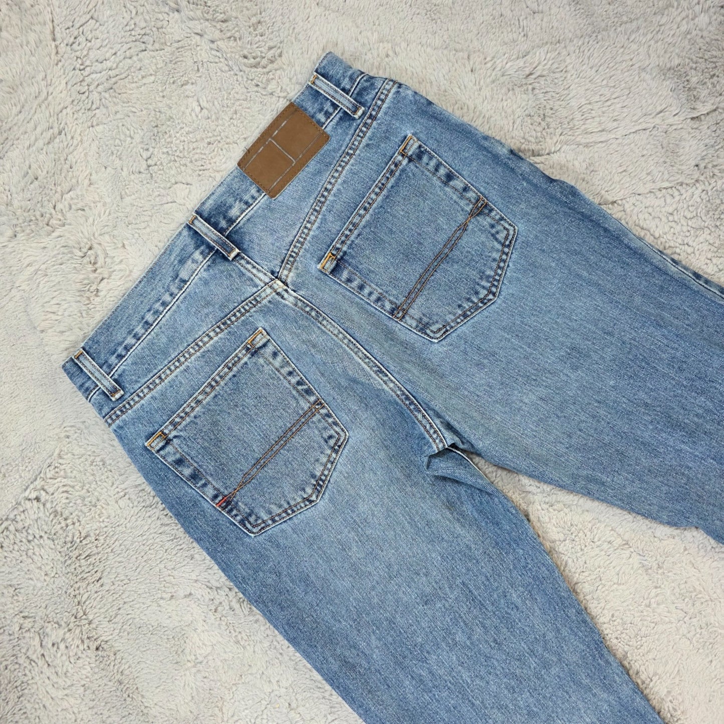 Vintage Y2K Tommy Hilfiger Classic Straight Blue Jeans W32 L32 – Made in Mexico