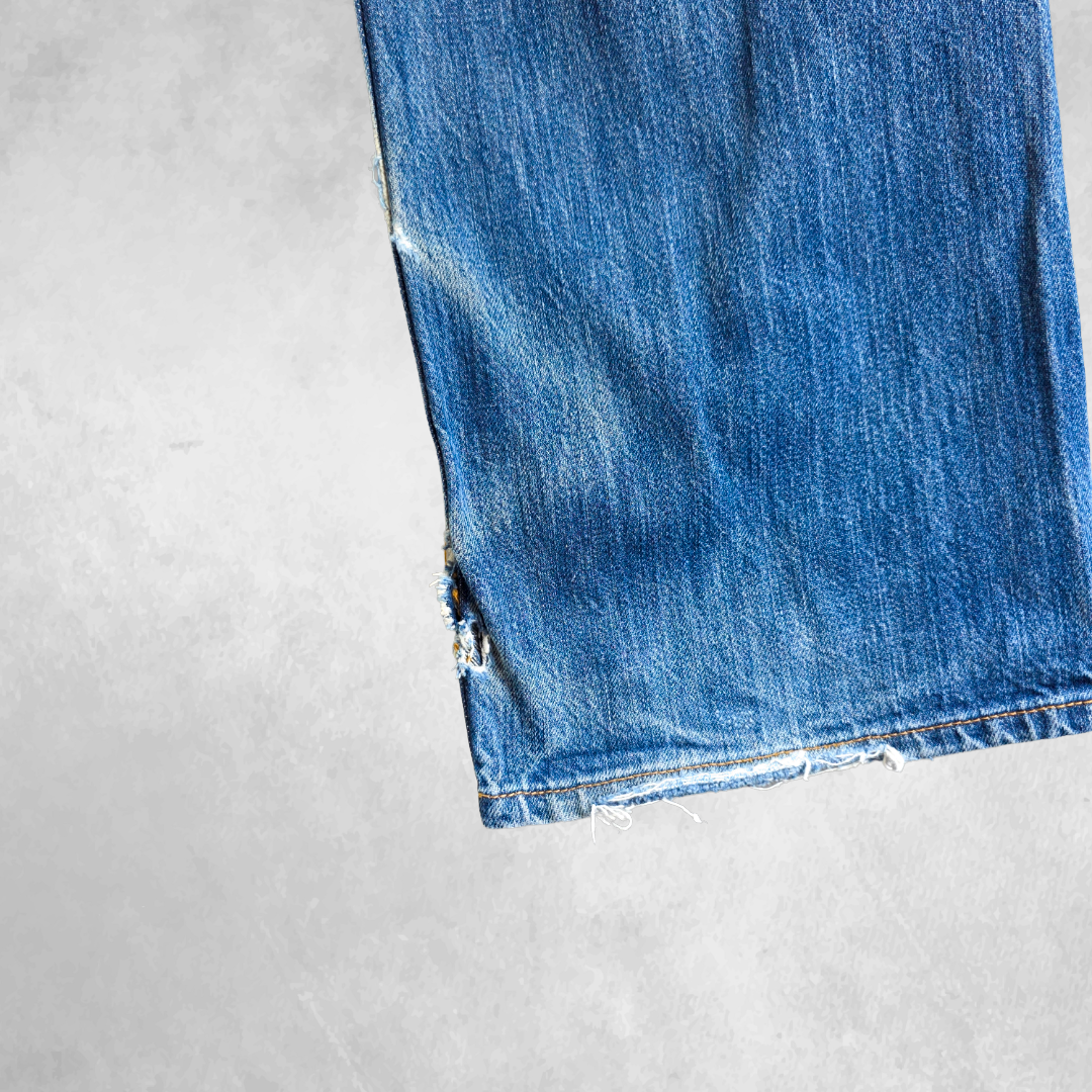 Levi’s 501 Jeans W31 L31 Blue Distressed Vintage Grunge Y2K Straight Leg Men’s