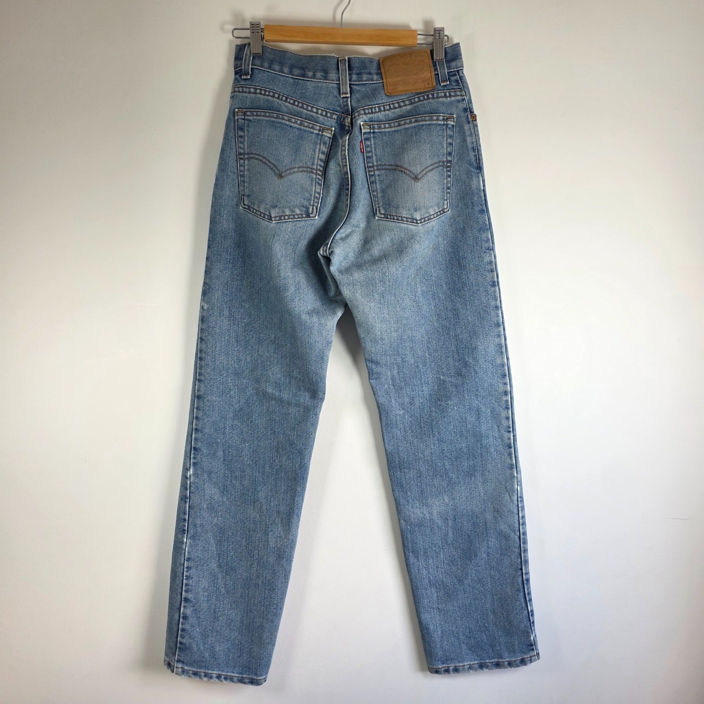 Levi’s 555 Jeans Women’s Juniors 9 W28 L32 Blue Relaxed Fit Vintage USA Denim