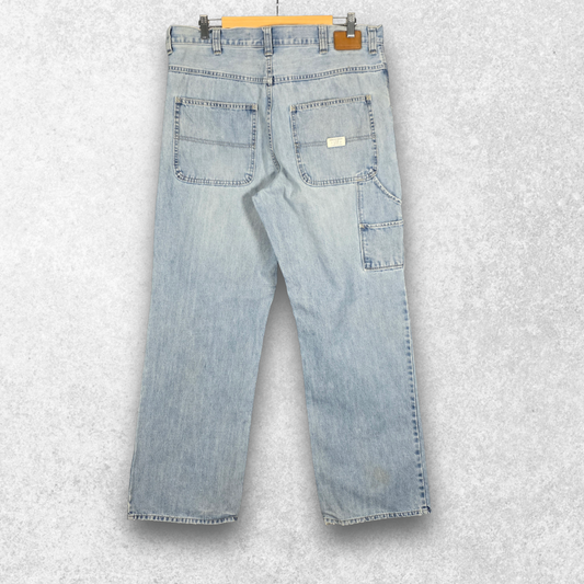 Gap Carpenter Jeans W36 L33 (W36 L34 Tag) Relaxed Fit Blue Men’s