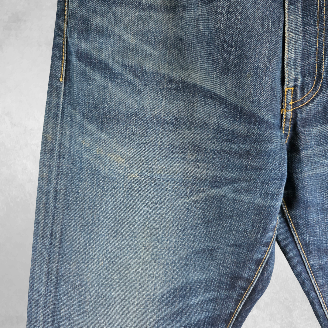 Levi’s 504 Straight Jeans Men’s W32 L33 Blue Denim (W33 L34 Tag)