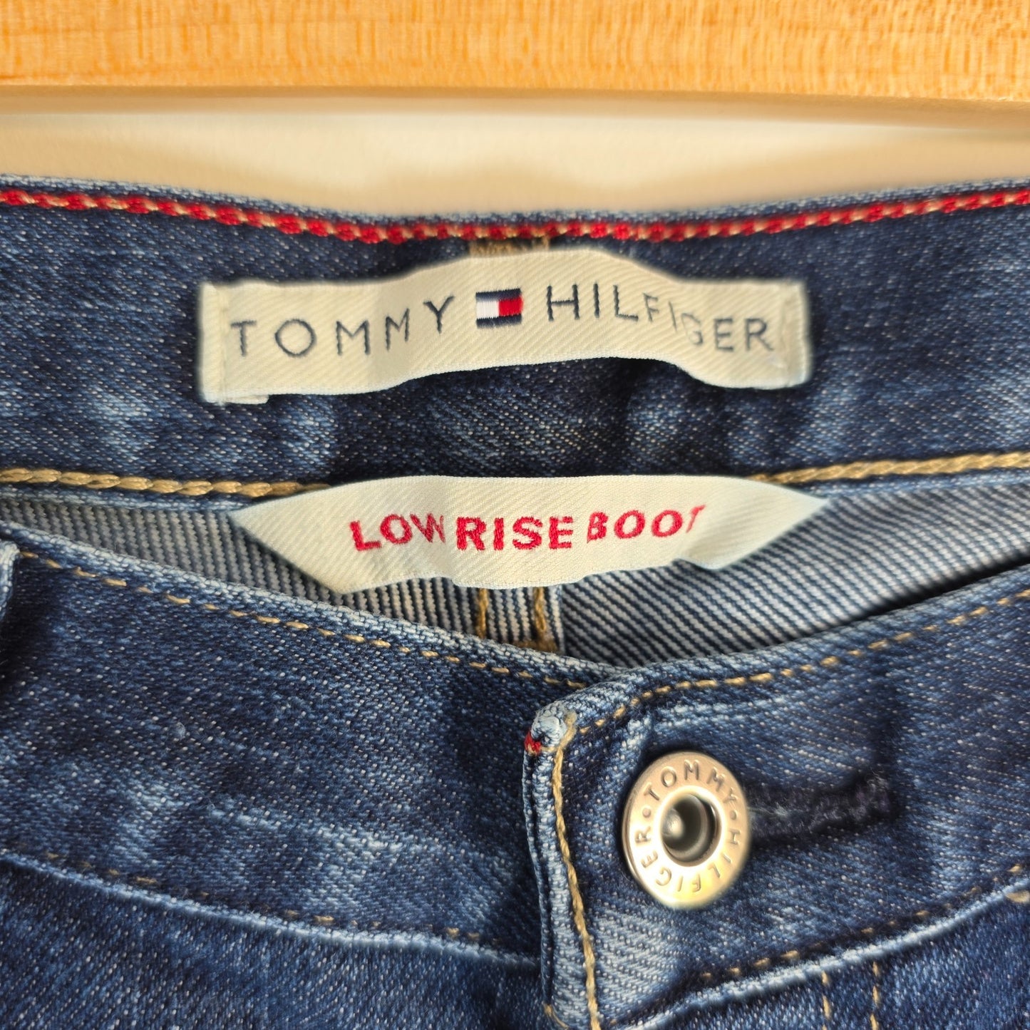 Tommy Hilfiger Low Rise Bootcut Jeans Women’s W30 L29 Blue Stretch Denim