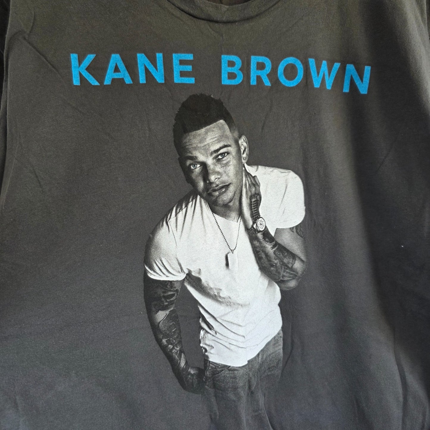 Kane Brown Graphic Tour T Shirt Grey XL Country Music Concert Tee