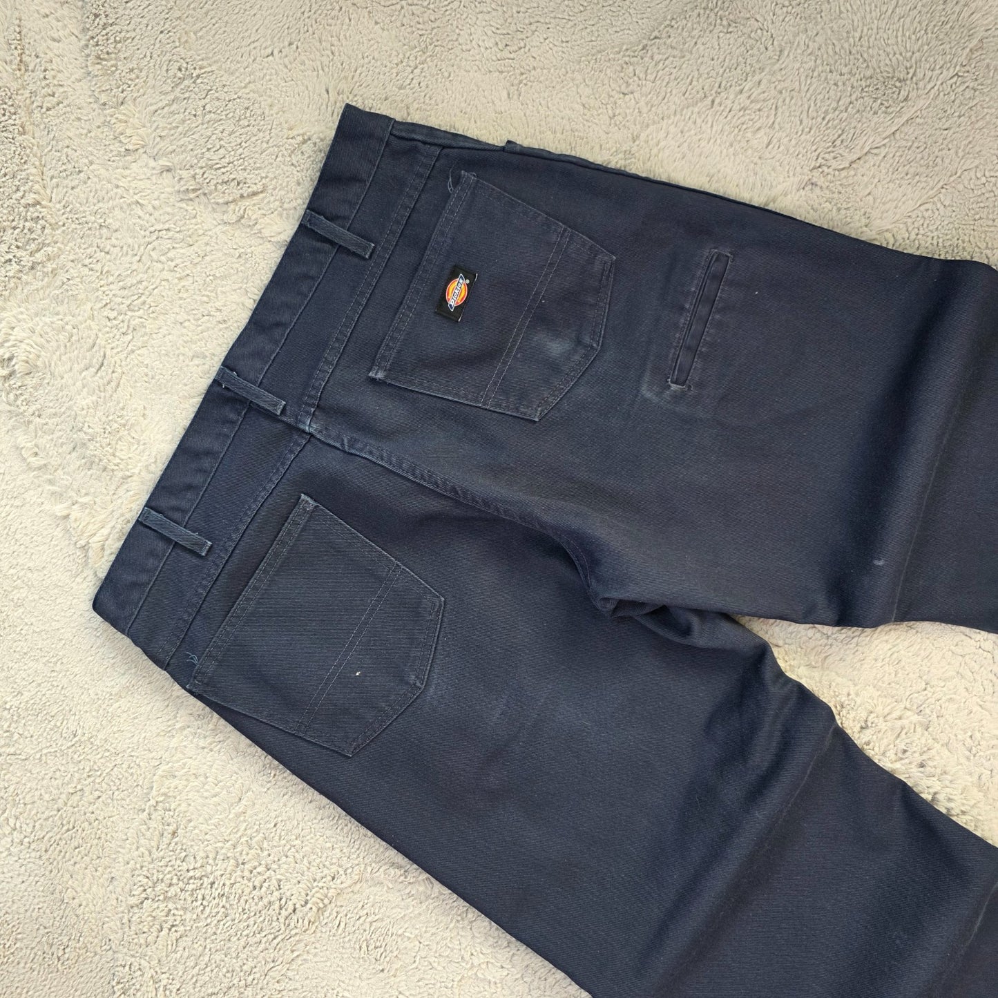 Dickies Workwear Trousers W36 L30 Blue Straight Leg Mexico Men’s