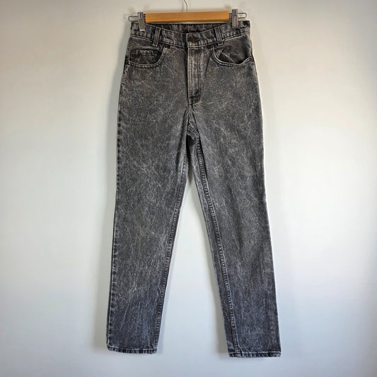 Levi’s 7505 Student Jeans W27 L31 (W29 L32) Grey Acid Wash Made in USA Vintage