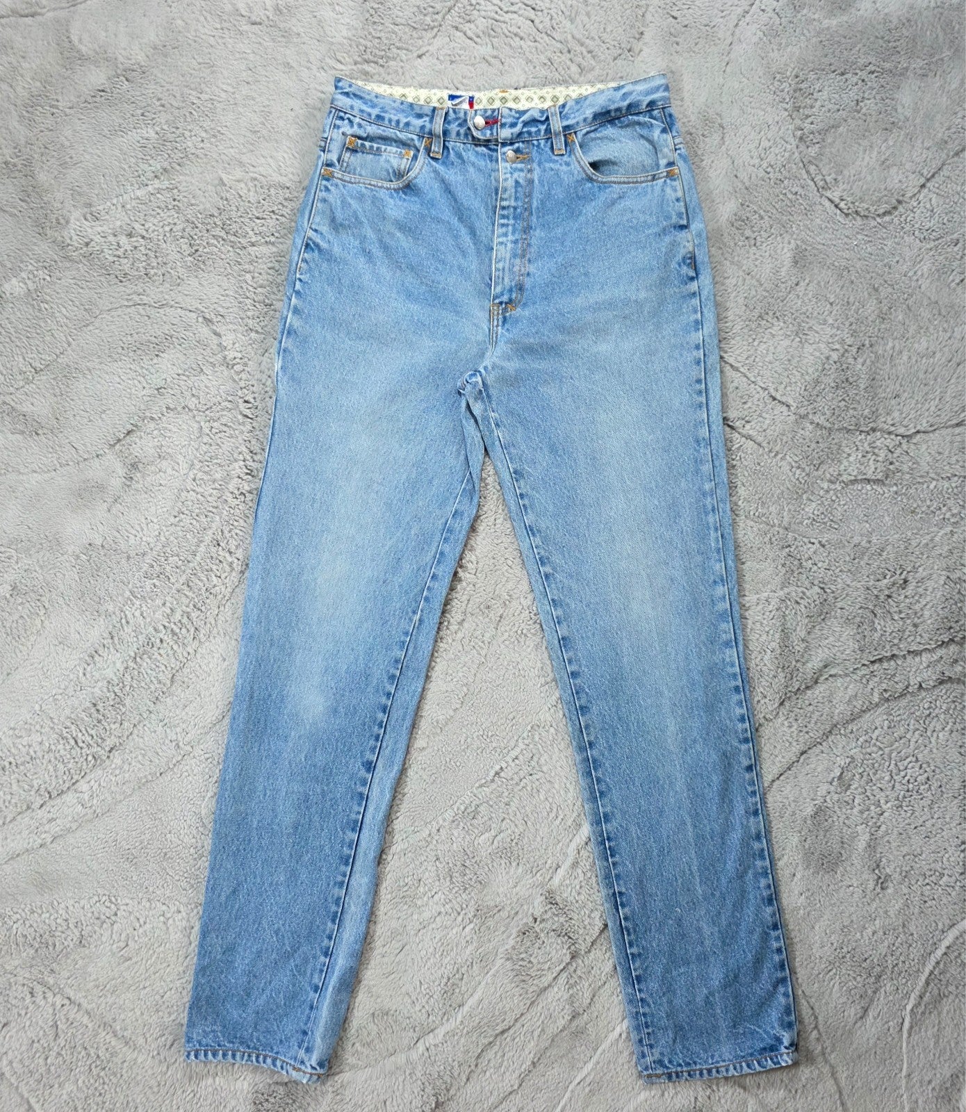 Tommy Hilfiger Vintage Y2K Blue Denim Jeans W32 L34 Made in Macau 100% Cotton