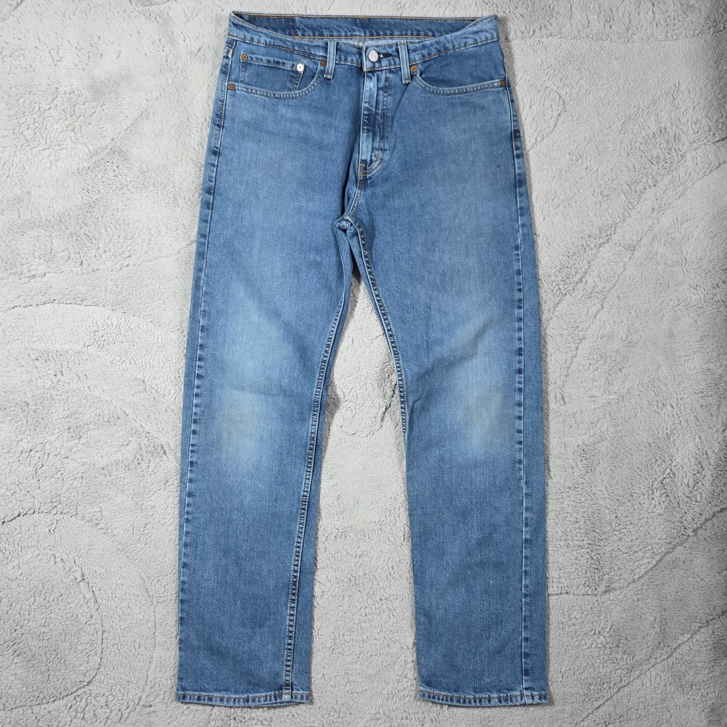 Levi’s 505 Mens Blue Jeans W34 L32 Fits W33 Straight Leg Denim