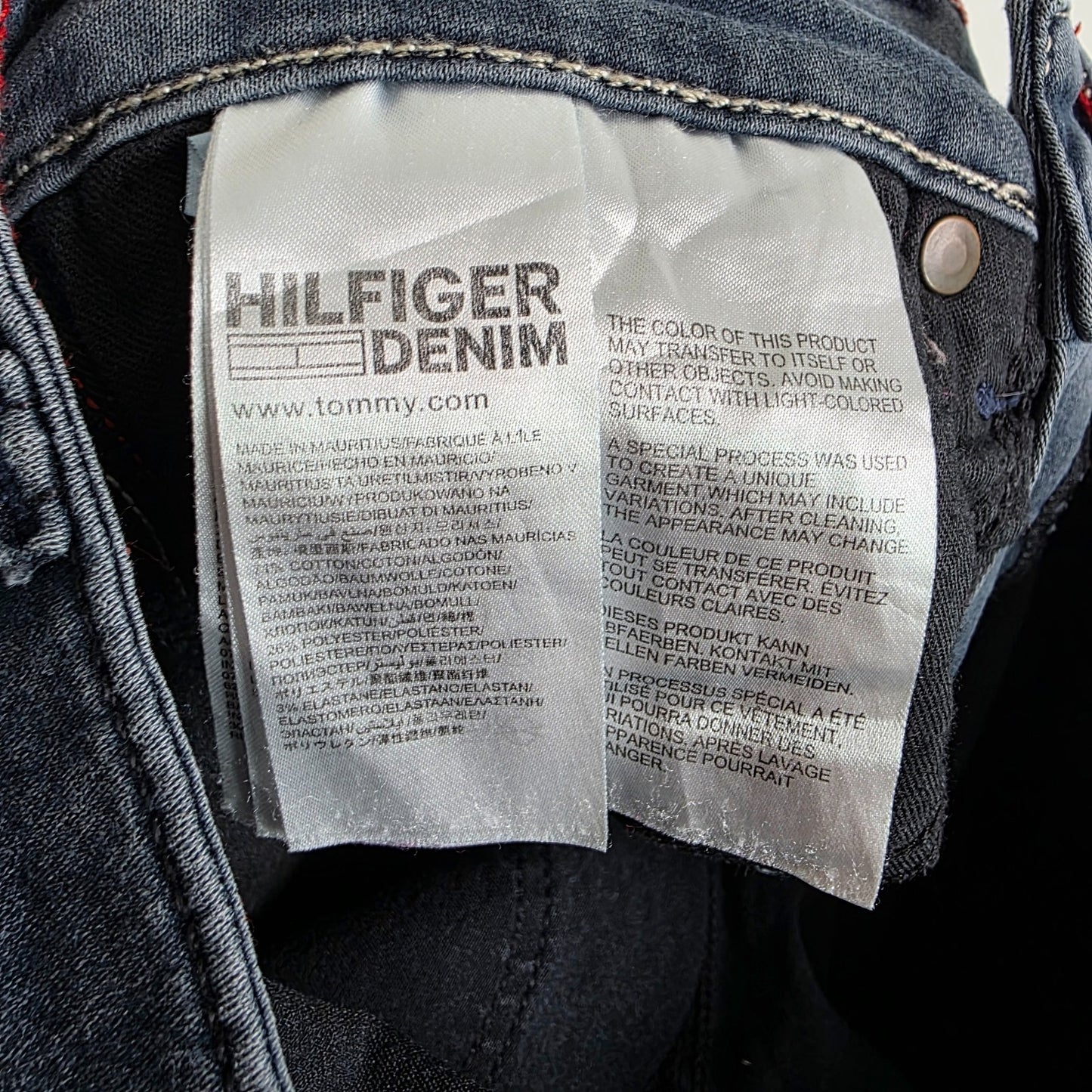 Tommy Hilfiger Skinny Jeans W26 L30 Blue Stretch Women's Denim