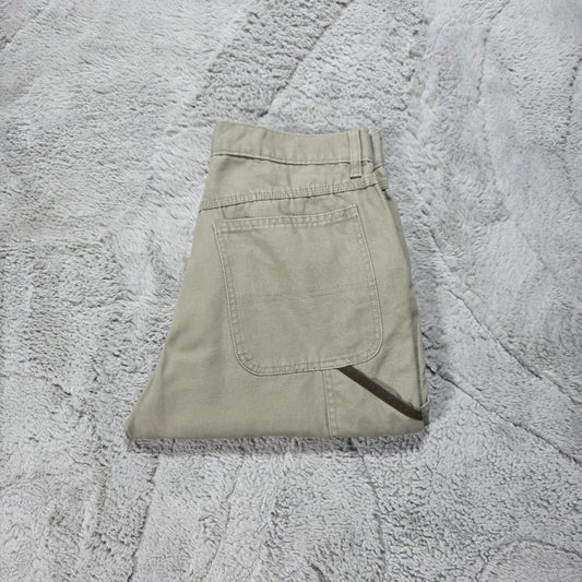 Wrangler Workwear carpenter trousers beige men’s W32 L32 straight leg utility