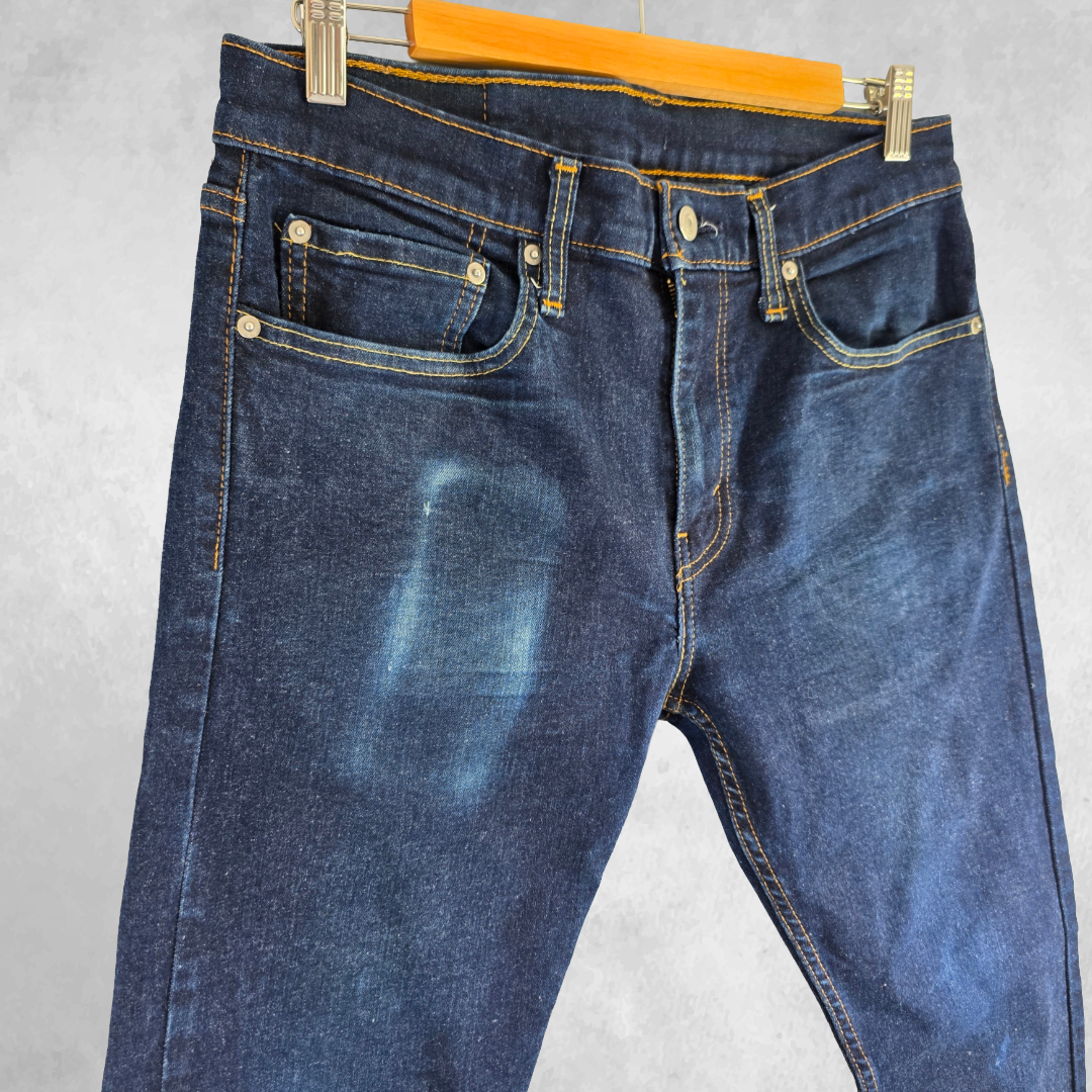 Levi’s 512 Slim Taper Jeans Men’s W32 L30 Blue Faded Streetwear Denim