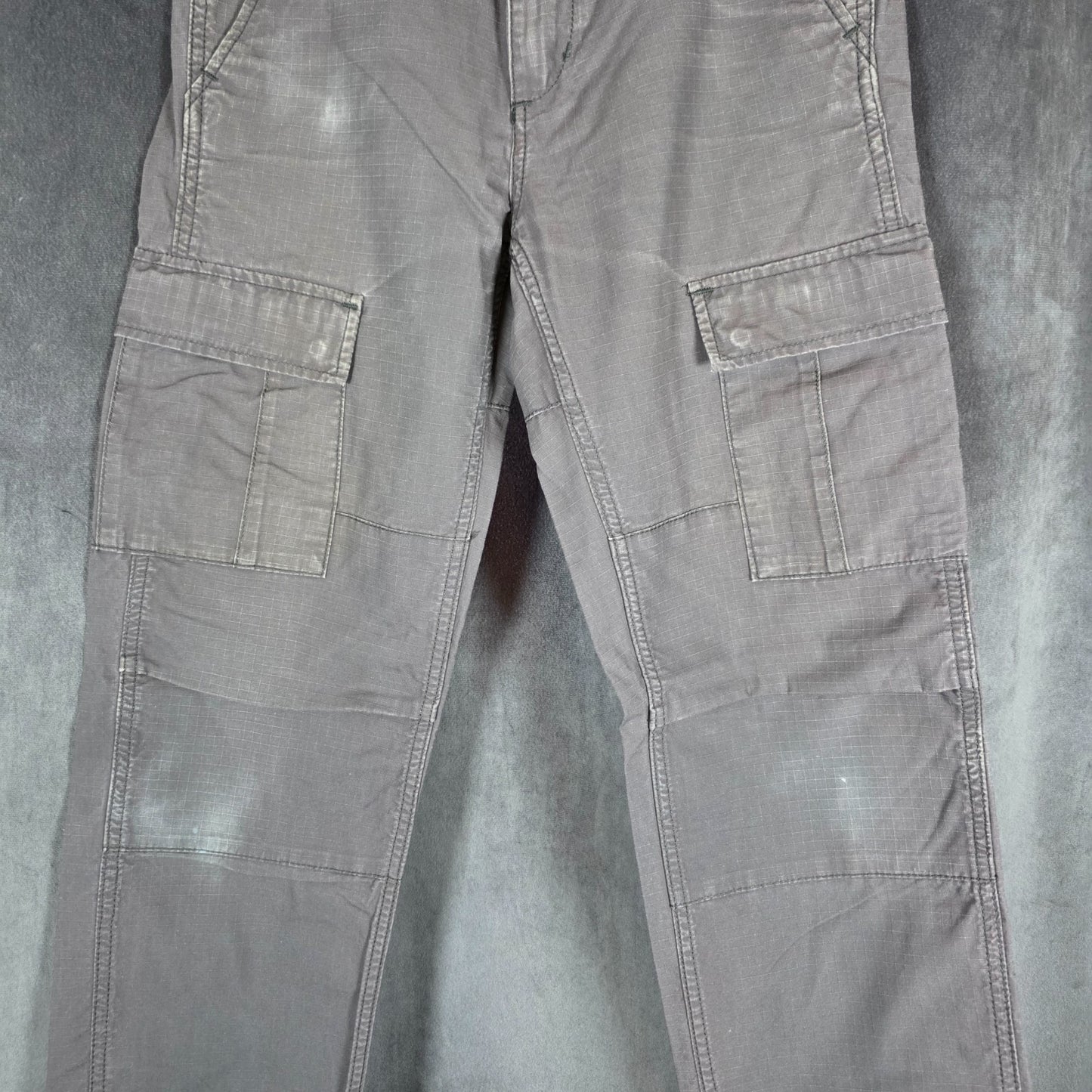 Carhartt WIP Aviation Pant Grey Cargo Trousers W27 L30 Utility Workwear