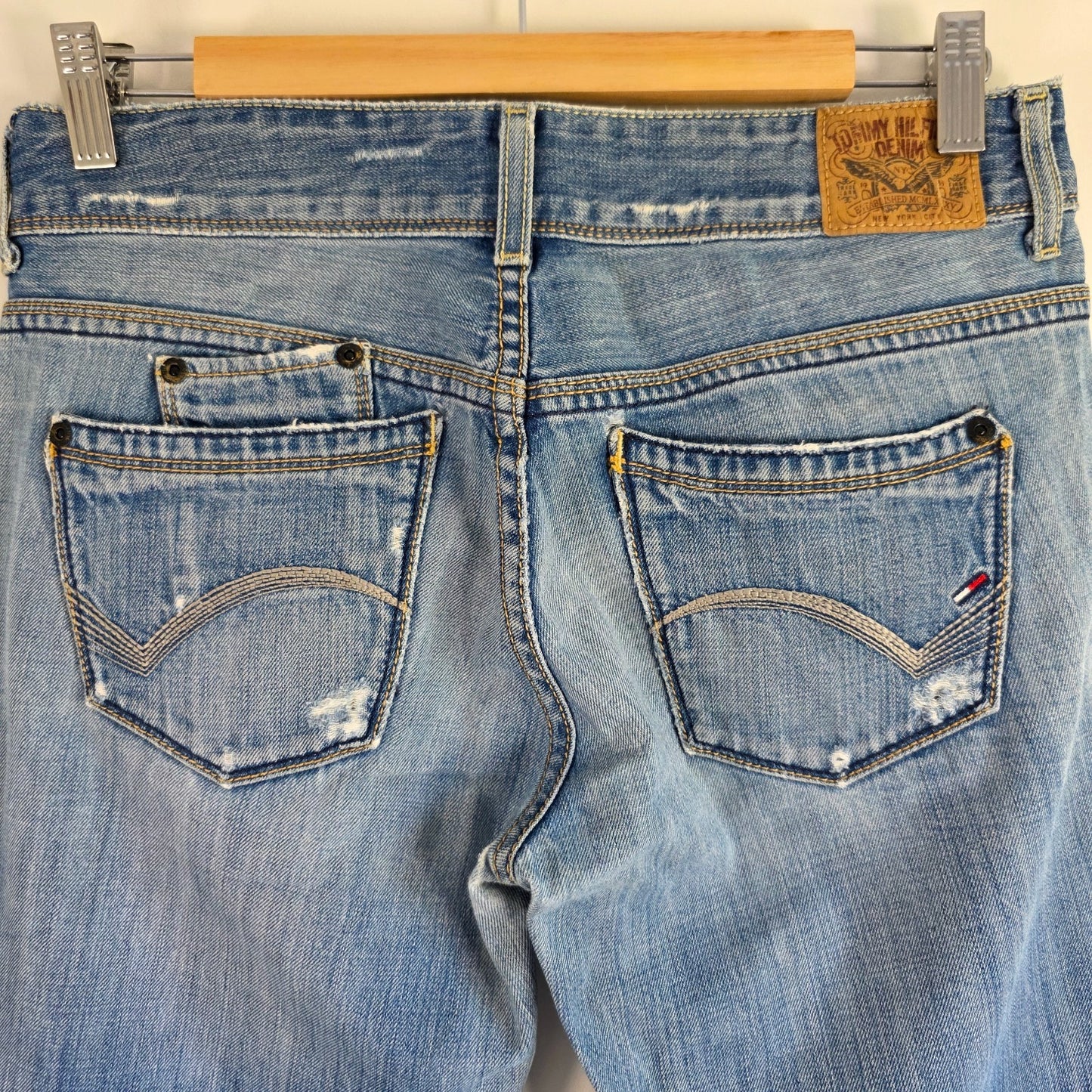 Tommy Hilfiger Ruby Straight Jeans W30 (W28) L30 Blue Y2K Women’s