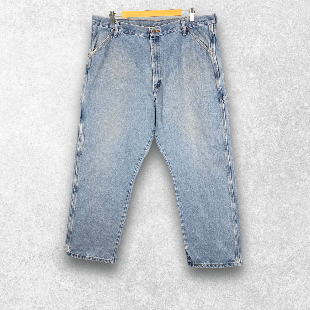 Rustler Carpenter Jeans W40 L30 Relaxed Fit Blue Y2K Workwear Men’s