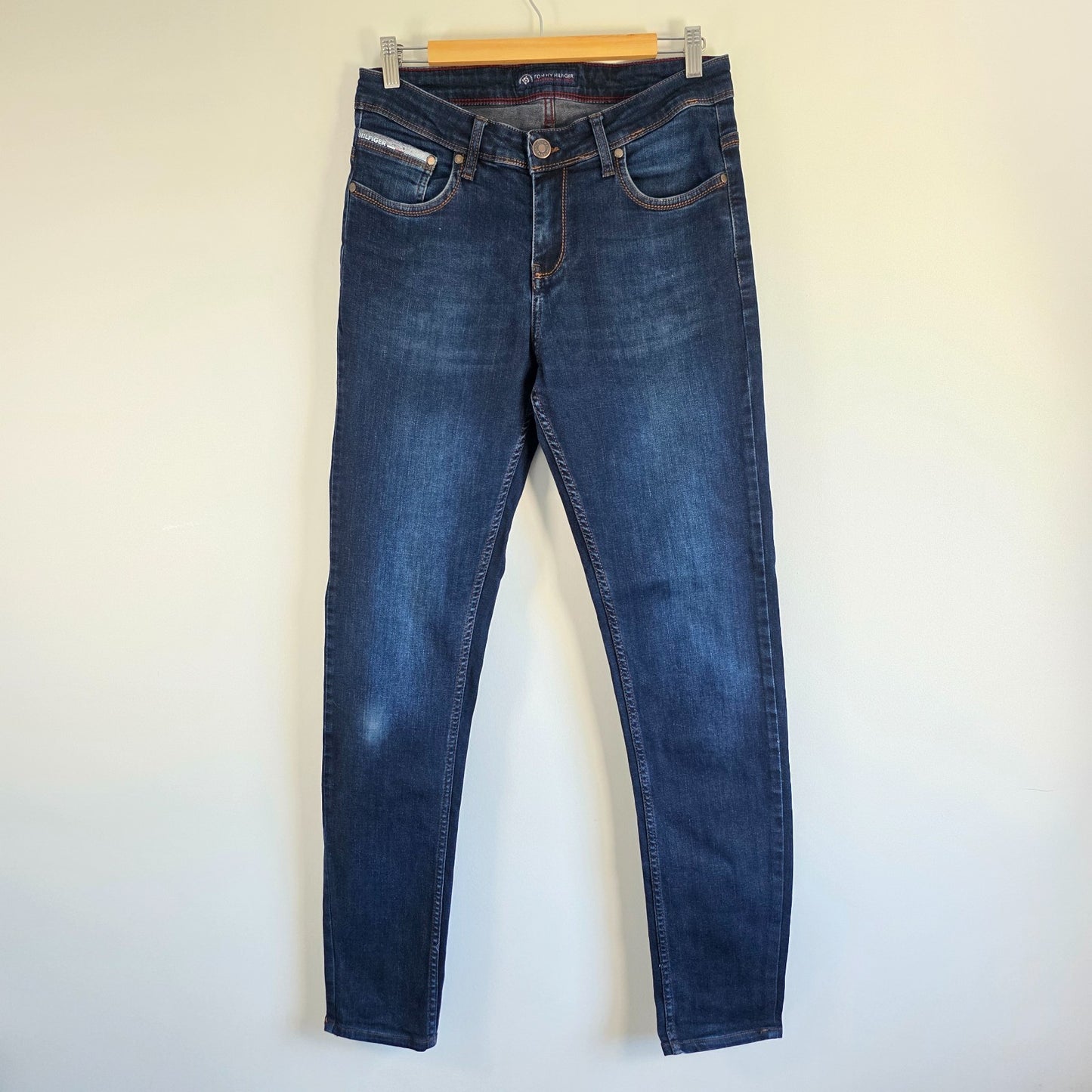 Tommy Hilfiger 397 Jeans W30 Blue Slim Fit Stretch Men's Denim