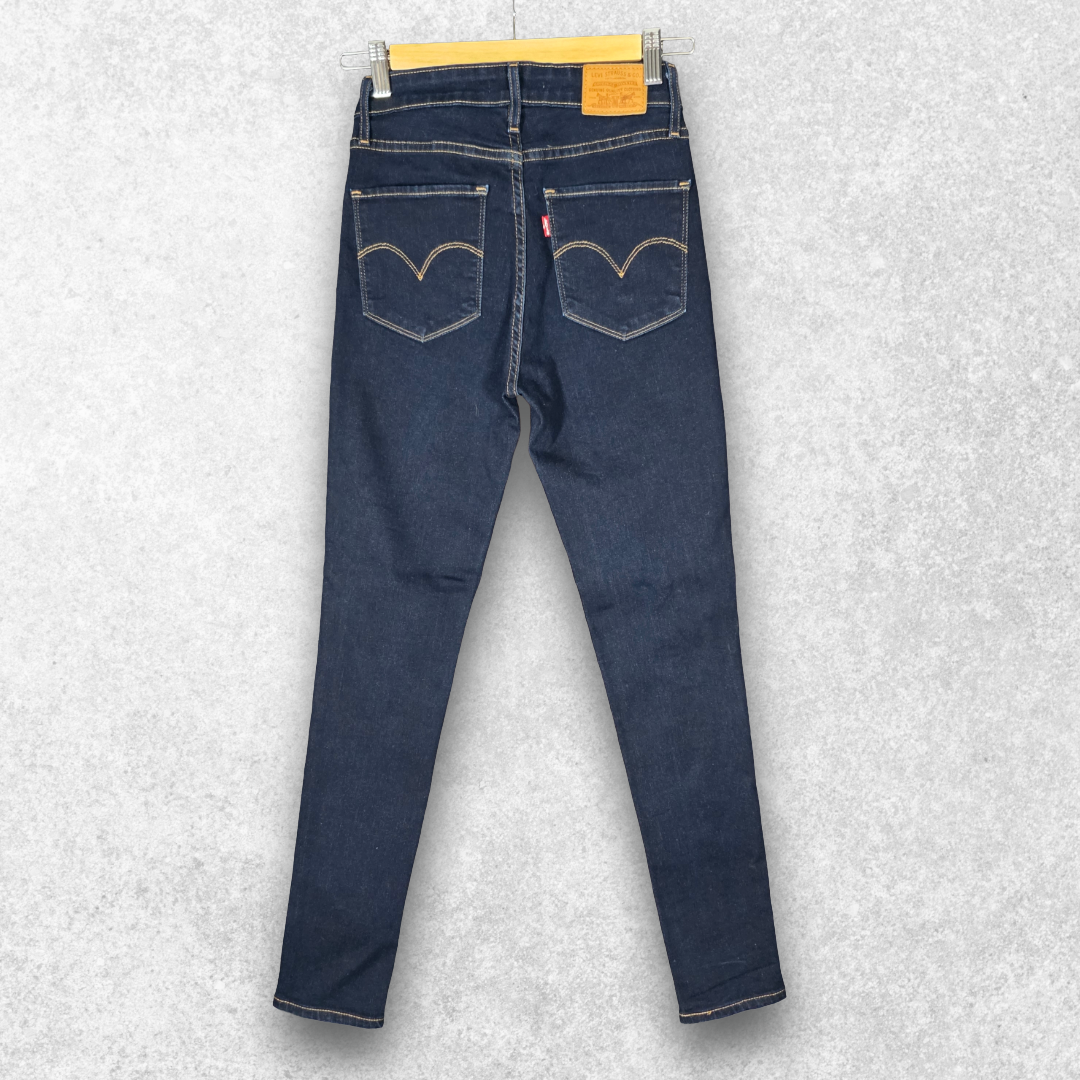 Levi’s 721 High Rise Skinny Jeans W24 L28 (Tag W26 L28) Blue Stretch Women’s