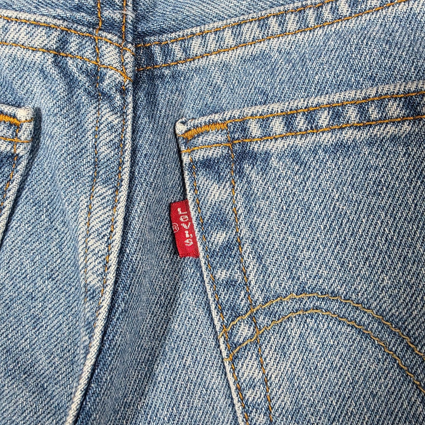 Levi’s 550 Womens Blue Jeans W25 L27 Relaxed Fit Straight Leg Denim