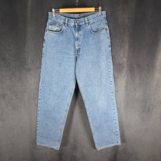 Vintage Calvin Klein Men’s Easy Fit Jeans Blue W32 L29 Made in USA