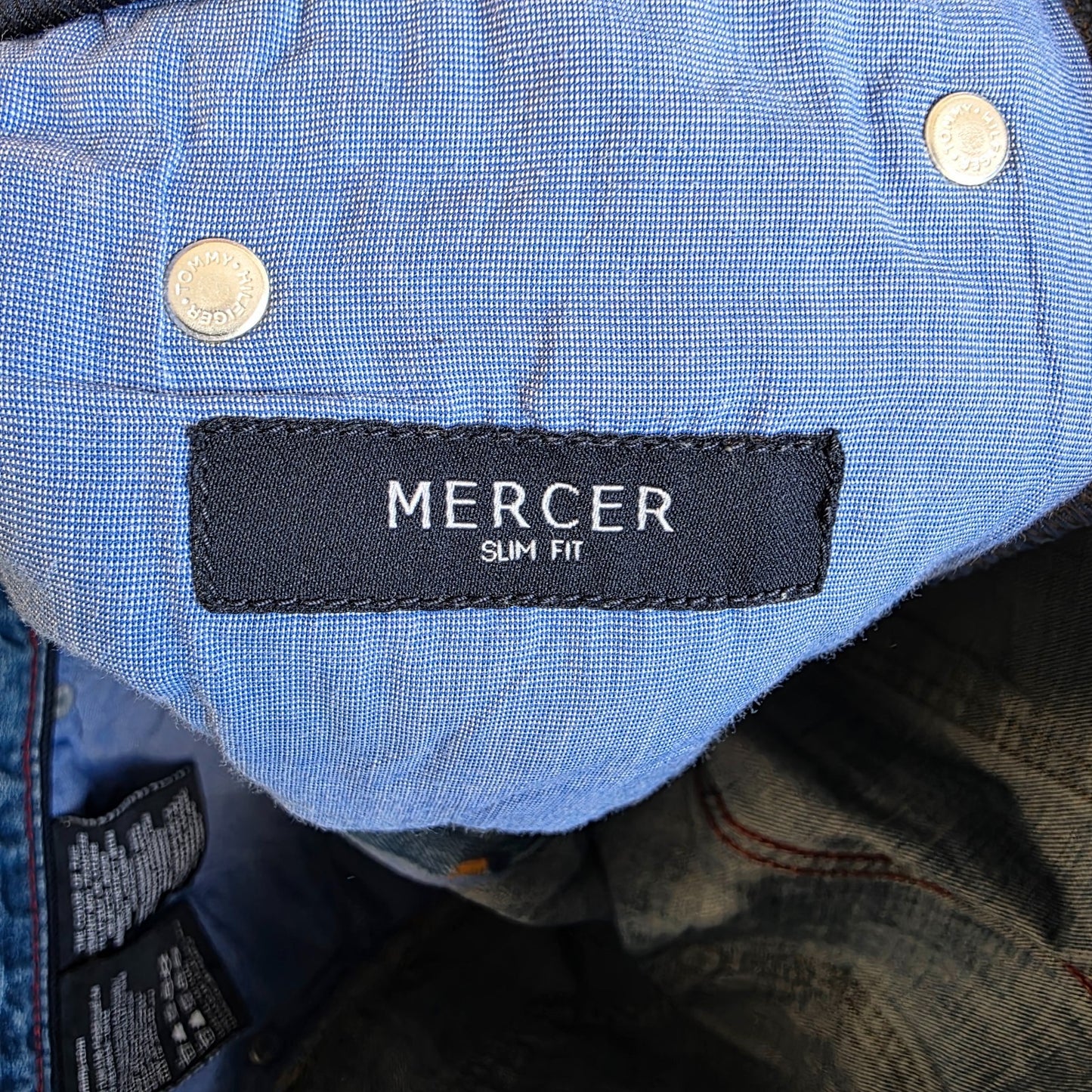 Tommy Hilfiger Mercer Slim Jeans W35 L31 (Tag W36 L32) Blue Men's Denim