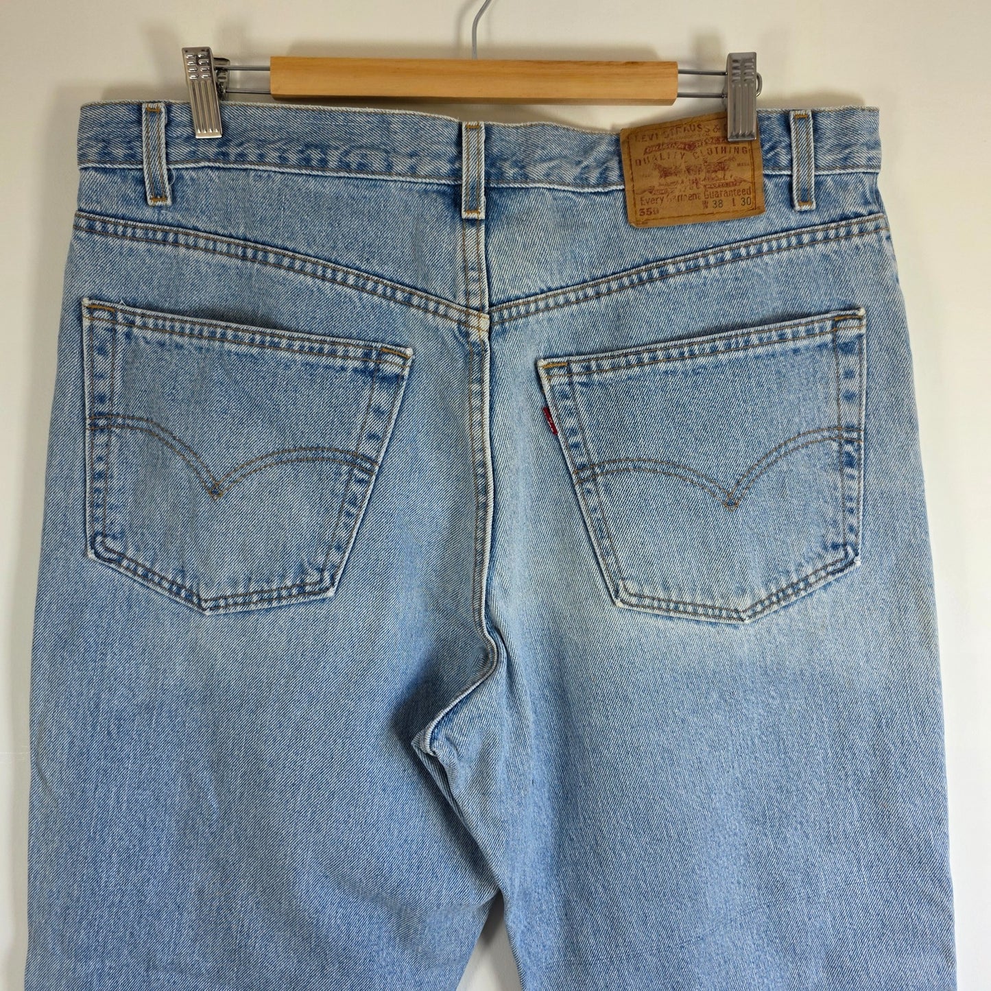 Levi’s 550 Jeans W38 L30 Relaxed Fit USA Made Blue Denim Vintage Men’s