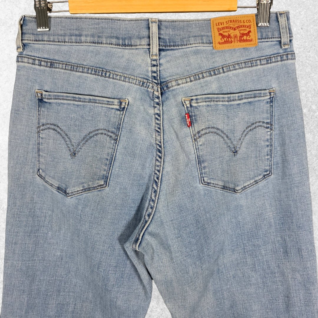 Levi’s Classic Boot Bootcut Jeans US 8 UK 12 Blue Y2K Stretch Flare Women’s