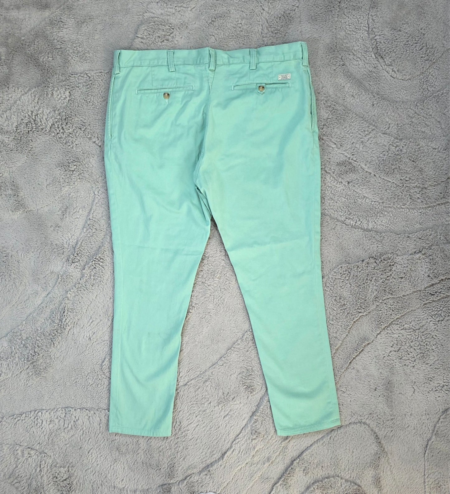 Polo Ralph Lauren Bedford Chino Slim Fit Trousers Green W39 L28 Sri Lanka