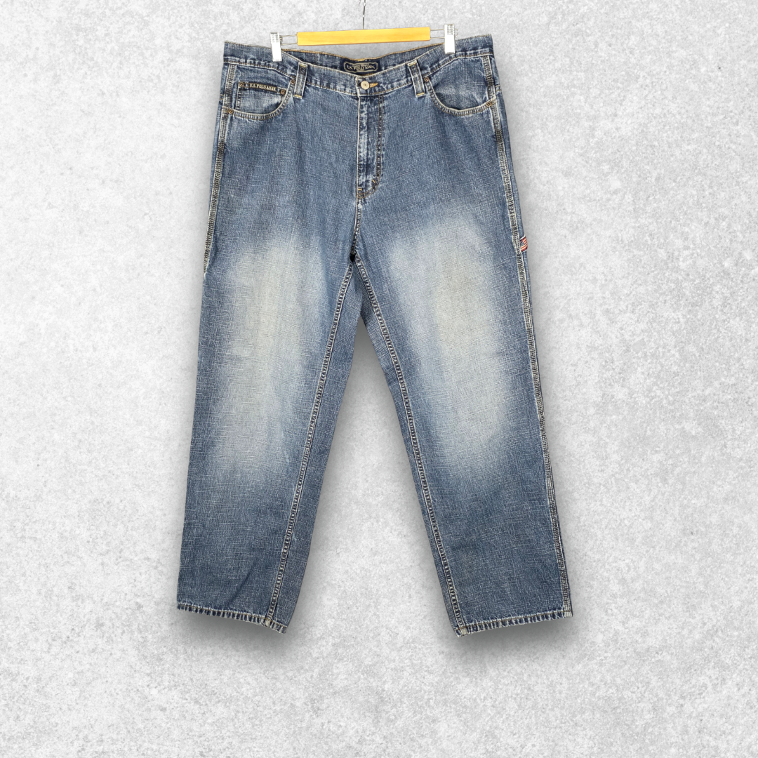 U.S. Polo Assn Carpenter Jeans W38 L32 Relaxed Fit Blue Denim Workwear Men’s