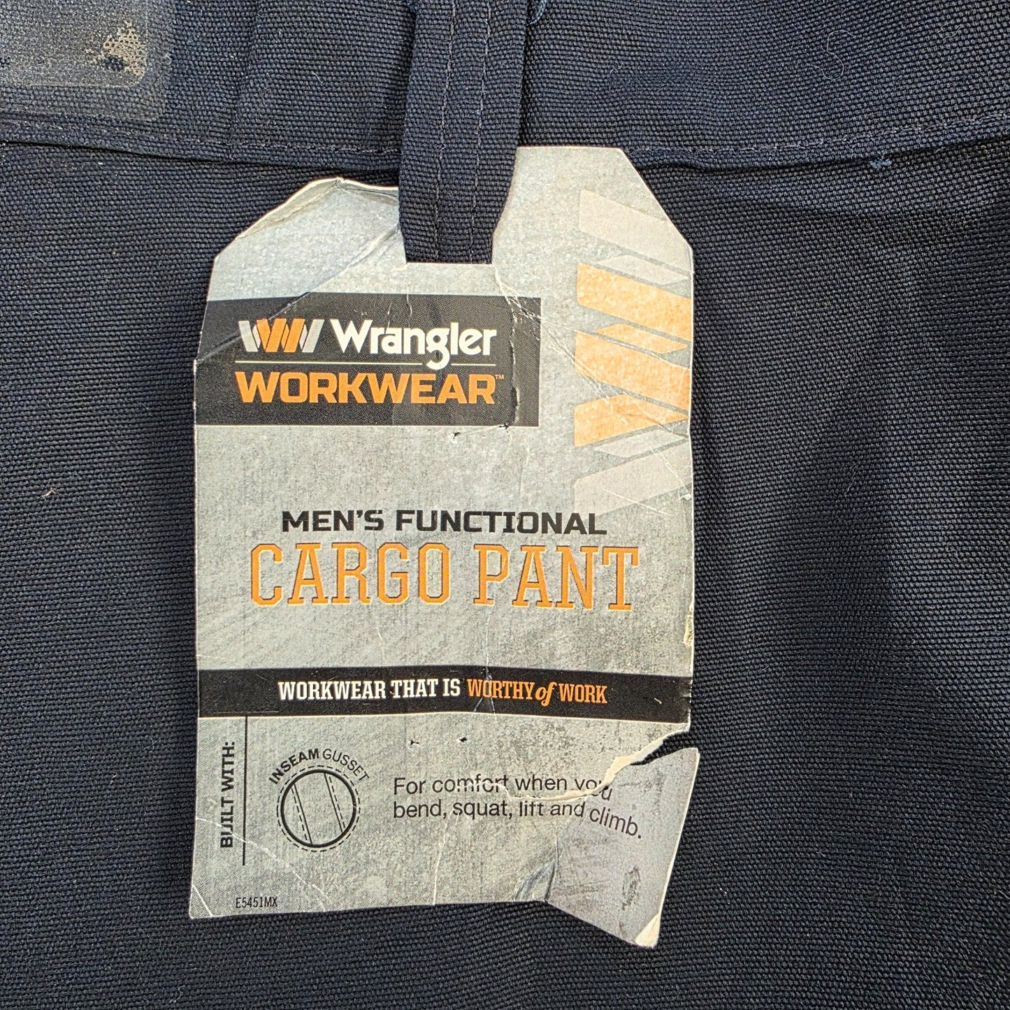 Wrangler Workwear Cargo Pants W40 L26 Blue Straight Leg BNWT Mexico Men’s
