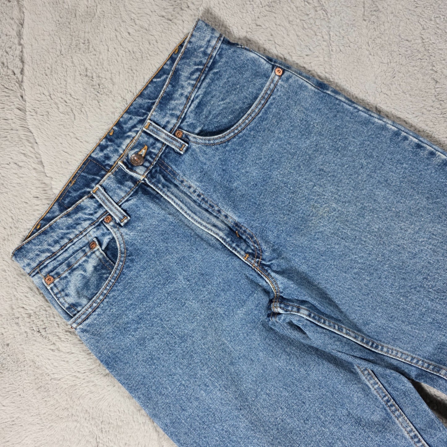 Vintage Levi’s 550 Mens Blue Jeans W31 L30 Relaxed Fit Made in USA