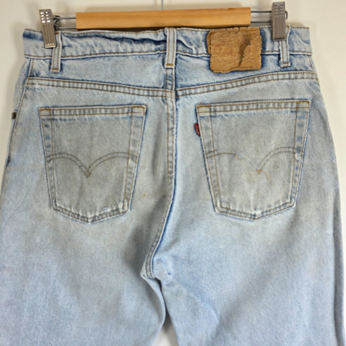 Vintage Levi’s 341 Jeans W32 L32 Distressed Blue Made in Australia 90s Grunge