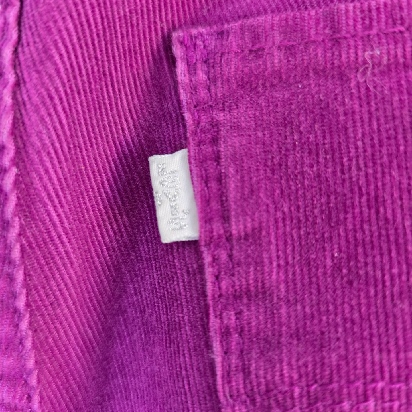 Levi’s Womens Purple Corduroy Leggings W28 L29 Skinny Stretch Velvet Feel Jeans