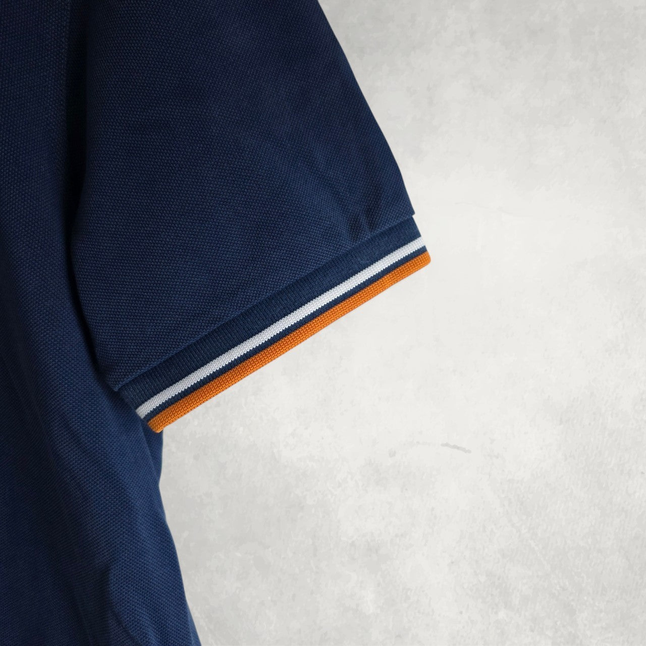 Fred Perry Polo Shirt Twin Tipped Blue Men’s Size M Cotton Classic