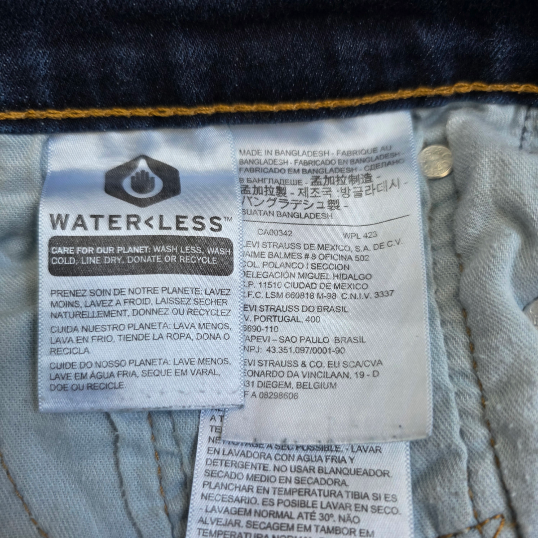 Levi’s 510 Skinny Jeans W33 L32 Blue Stretch Denim Men’s Slim Fit