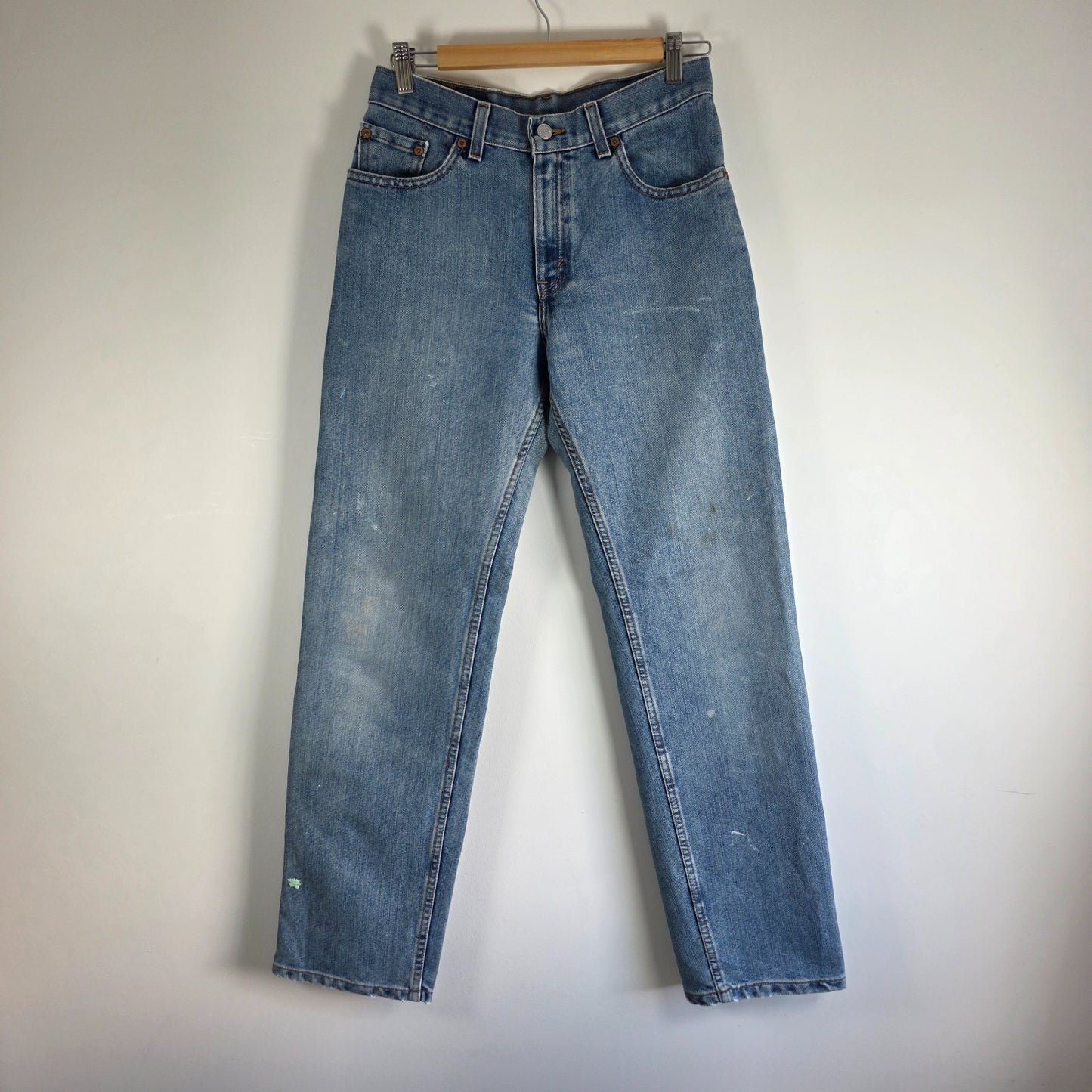 Levi’s 555 Jeans Women’s Juniors 9 W28 L32 Blue Relaxed Fit Vintage USA Denim