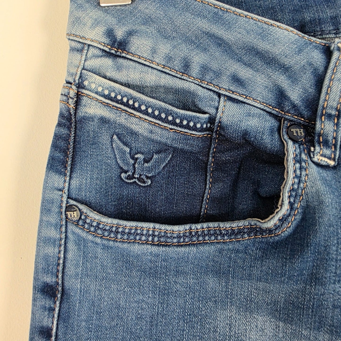 Tommy Hilfiger 0328 Skinny Jeans W30 (W33 Tag) L33 Blue Y2K Women’s