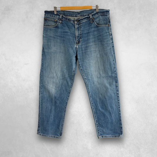 Tommy Hilfiger Jeans W38 L30 Blue Straight Leg Denim Men’s Cotton