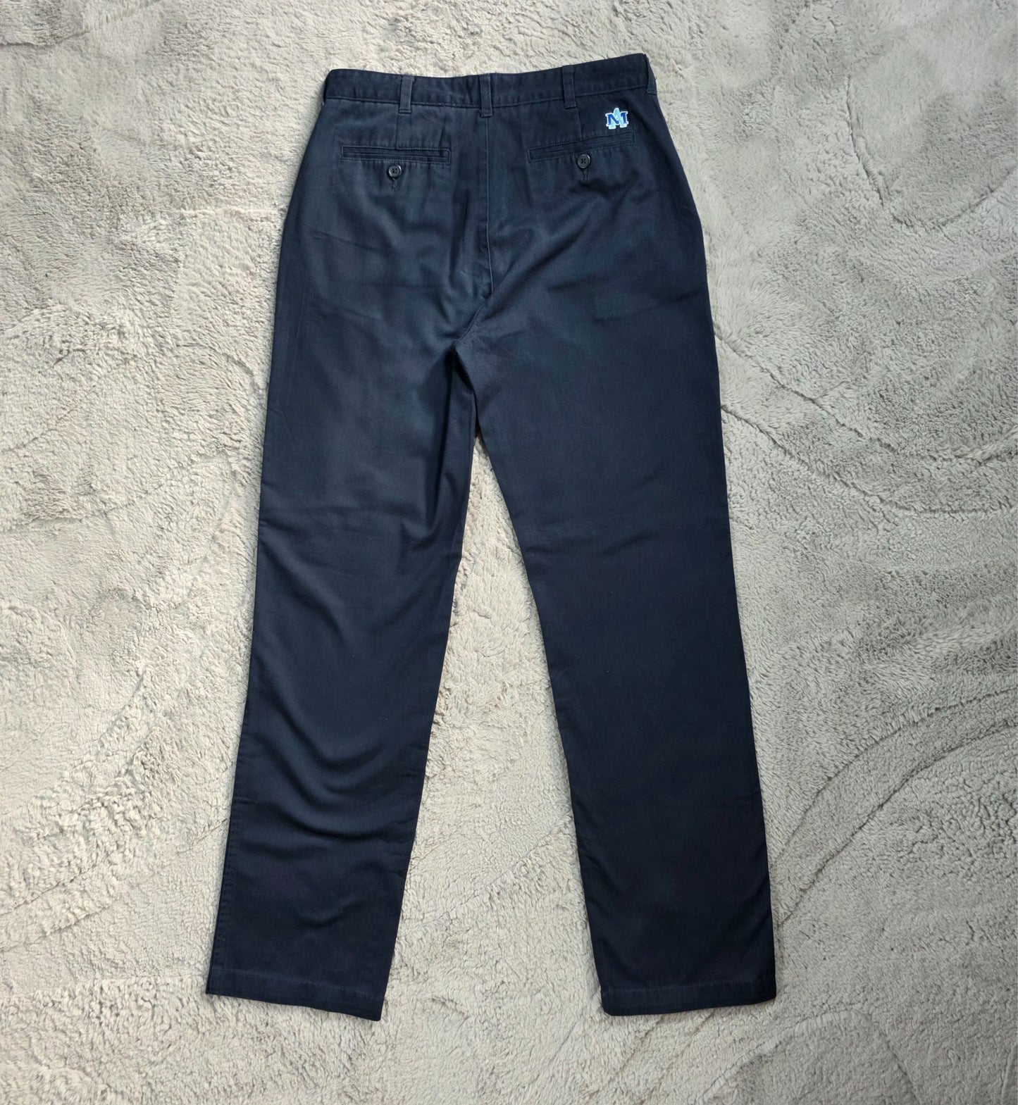 Vintage Y2K Tommy Hilfiger Blue Chino Trousers W30 (Measures 29) MA Logo