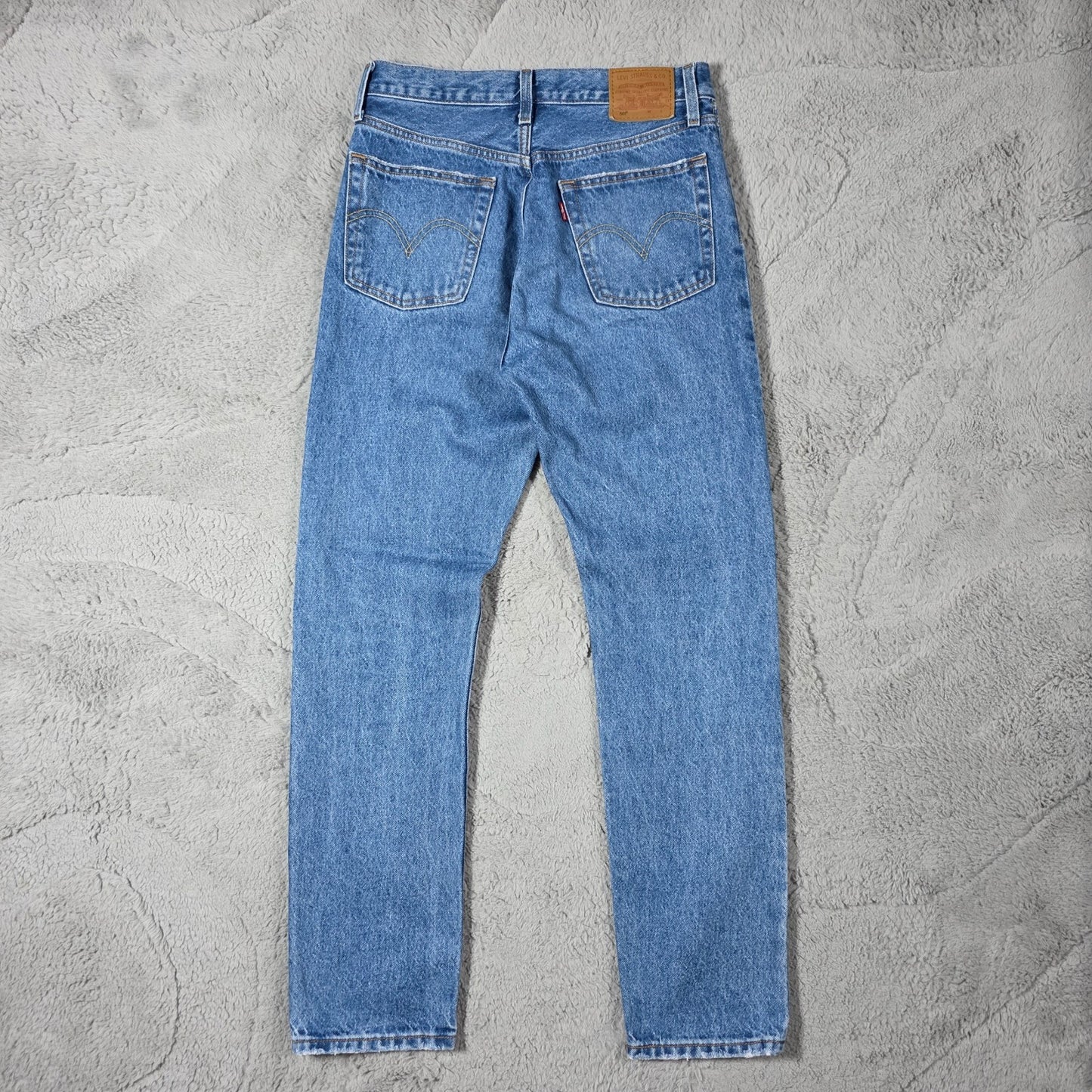 Levi’s 501 Straight Jeans Men’s W27 L30 Blue Denim Button Fly