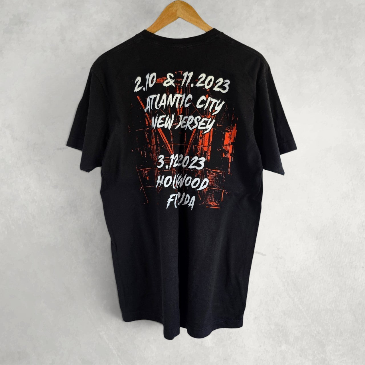 Motley Crue Def Leppard Tour Band T Shirt Black L Rock Metal Tee