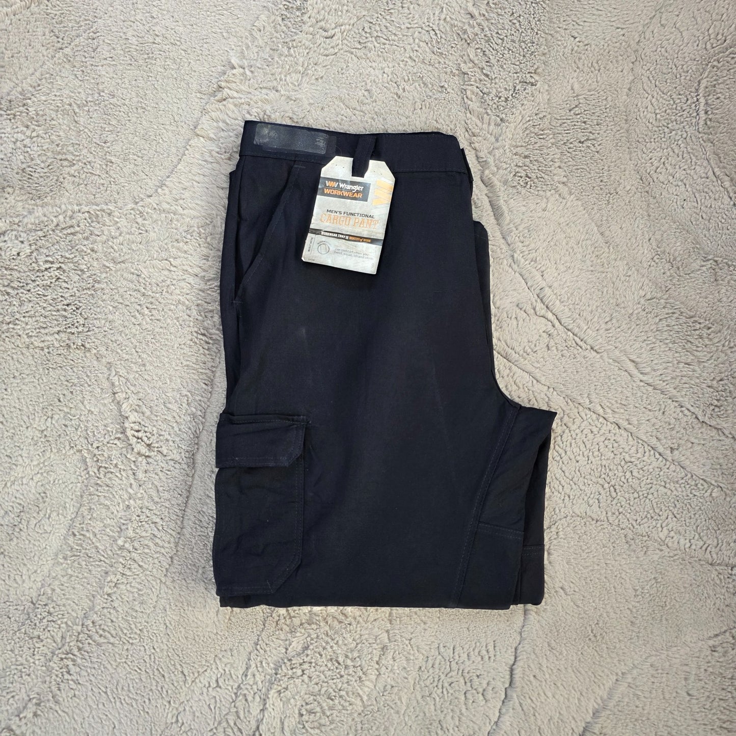 Wrangler Workwear Cargo Pants W40 L26 Blue Straight Leg BNWT Mexico Men’s