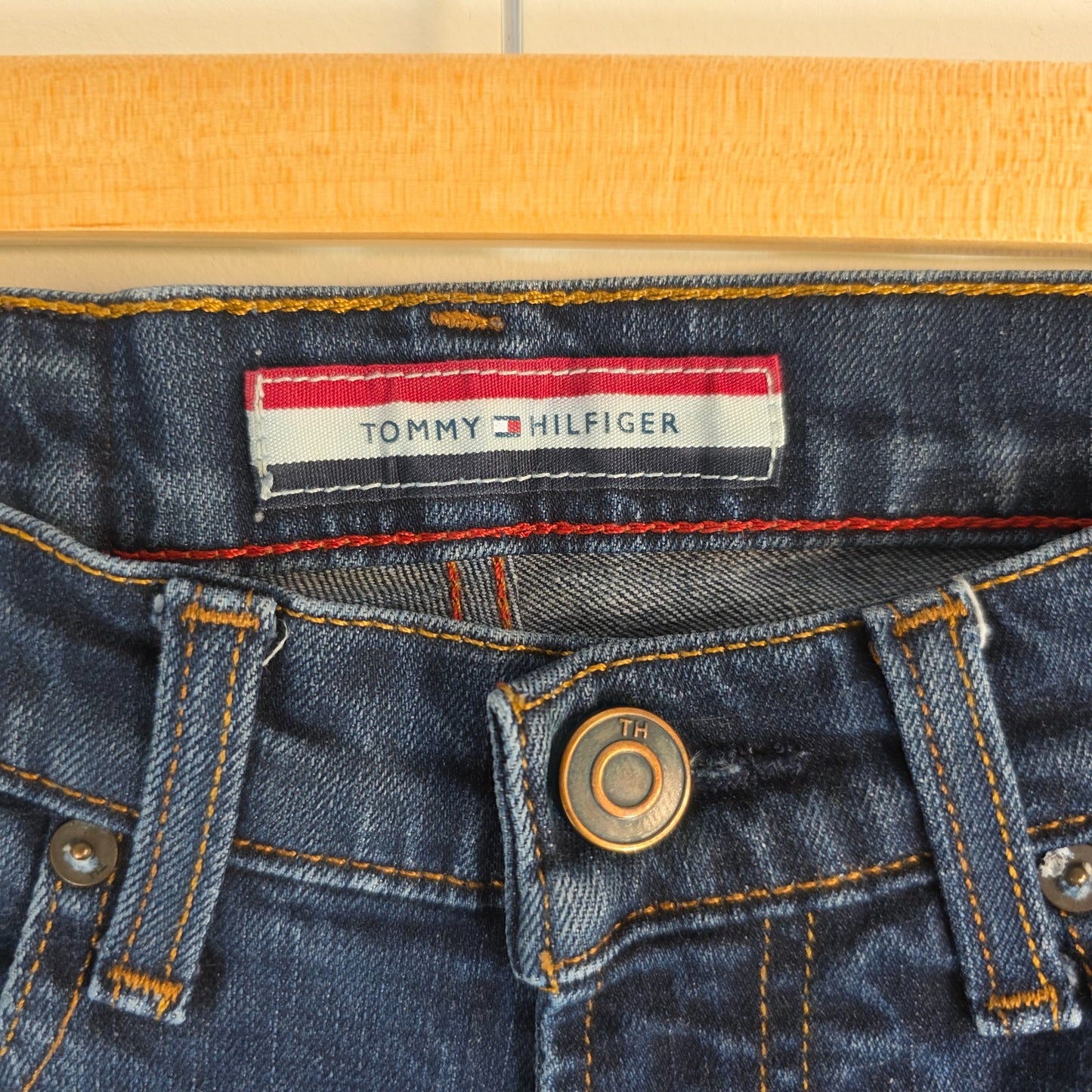 Tommy Hilfiger Slim Jeans W28 L29 (W28 L30 Tag) Selvedge Blue Denim Men’s