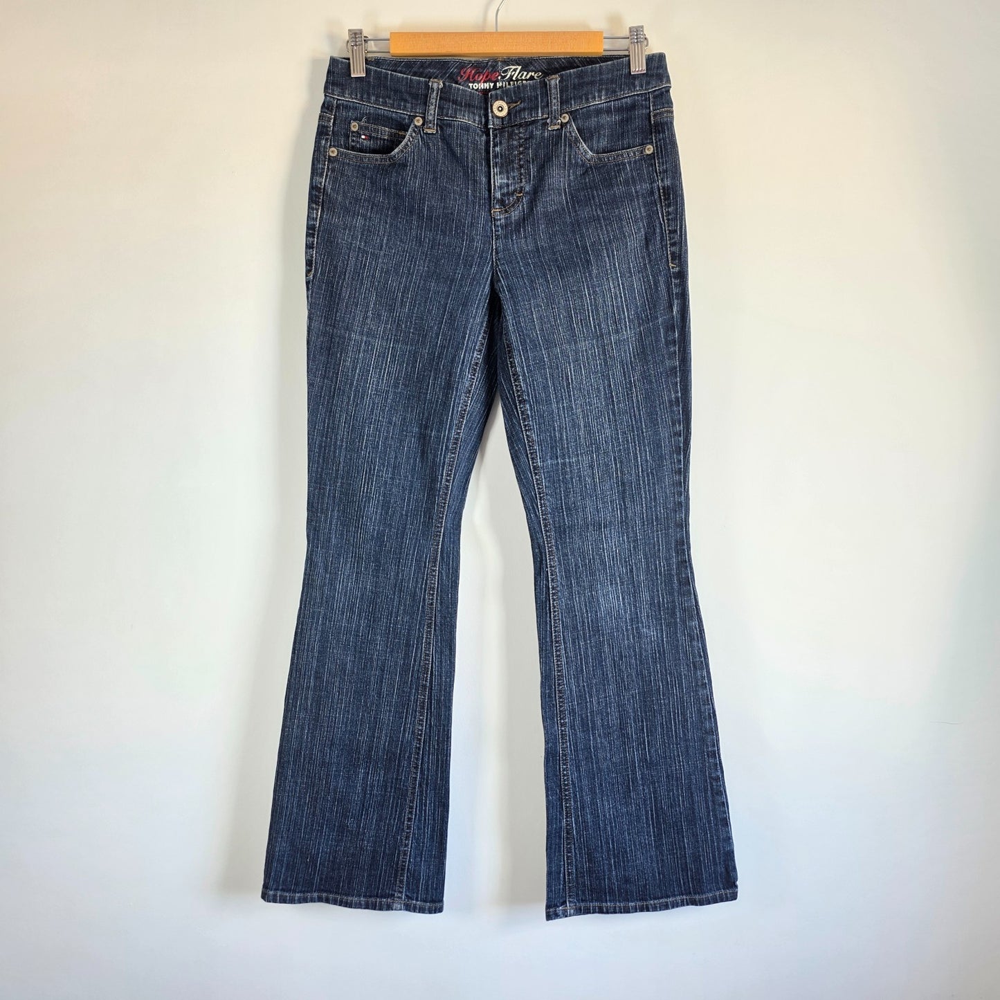 Tommy Hilfiger Hope Flare Jeans W30 L31 (Size 4R) Women’s Blue Y2K Bootcut Flare